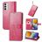 Mobigear Clover Samsung Galaxy M23 Hülle Klapphülle Geldbörse - Magenta