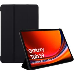 Mobiparts Tri Fold Samsung Galaxy Tab S9 FE Hülle Klapphülle - Schwarz