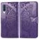 Mobigear Butterfly Samsung Galaxy A50 Hülle Klapphülle Geldbörse - Lila