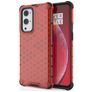 Mobigear Honeycomb OnePlus 9 Pro Hülle Hardcase Backcover Stoßfest - Rot