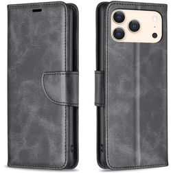Mobigear Excellent iPhone 18 Pro Max Hülle Klapphülle Geldbörse - Schwarz