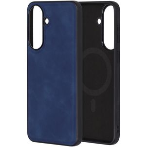 Mobiparts Classic Samsung Galaxy A57 MagSafe Hülle TPU,Kunstleder Backcover - Sapphire Blue