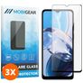Mobigear Premium Motorola Moto E22 Panzerglas Gehärtetes Glas Displayschutz - Hüllenfreundlich - Schwarz (3er Pack)