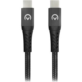 Mobilize Strong Nylon USB-C auf USB-C Kabel 1 Meter - Schwarz