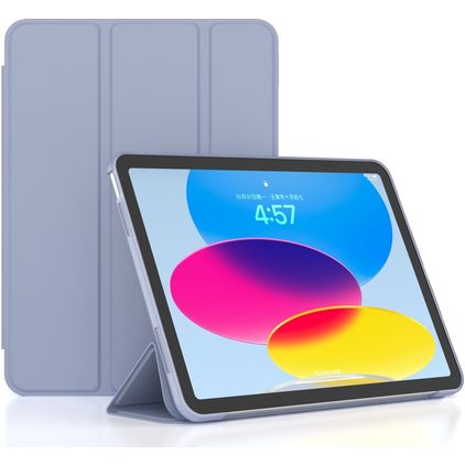 Mobigear Tri-Fold Gel iPad 11 (2025) Hülle TPU,Kunstleder Klapphülle - Blau
