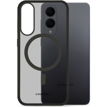 Mobilize Hybrid Samsung Galaxy S25 Edge MagSafe Hülle Hardcase Backcover Stoßfest - Schwarz
