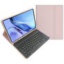 Mobigear Keys iPad Air 4 (2020) Hülle QWERTZ Bluetooth Tastatur Klapphülle + Stifthalter - Pink
