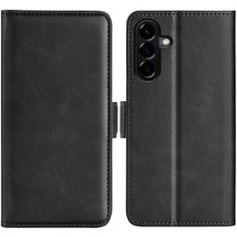 Mobigear Slim Magnet Samsung Galaxy A57 Hülle Klapphülle Geldbörse - Schwarz