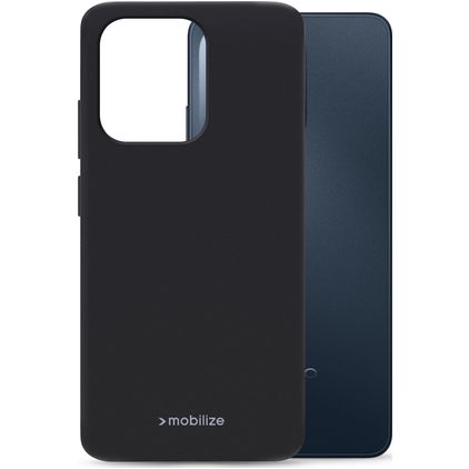 Mobilize Rubber Gelly OPPO A5x TPU (flexibel) Backcover - Schwarz