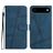 Mobigear Stitch iPhone Air Hülle Klapphülle Geldbörse - Blau