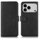 Mobigear Wallet iPhone 17 Pro Max Hülle Klapphülle Geldbörse - Schwarz
