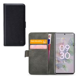 Mobilize Classic Gelly Wallet Google Pixel 6a Hülle Klapphülle Geldbörse - Schwarz