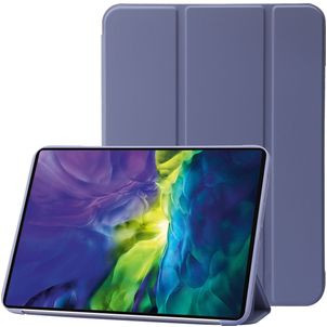 Mobigear Tri-Fold Gel iPad 11 (2025) Hülle TPU,Kunstleder Klapphülle - Lila