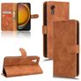 Mobigear Retro Samsung Galaxy Xcover 7 Hülle Klapphülle Geldbörse - Braun