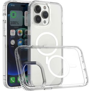 Mobigear Crystal Durchsichtig iPhone 14 Pro MagSafe Hülle Hardcase Backcover - Transparent