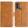 Mobigear Slim Magnet TCL 305 Hülle Klapphülle Geldbörse - Cognac