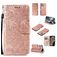 Mobigear Flower Leather Wallet Case Rose Gold Apple iPhone 12/12 Pro