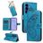 Mobigear Butterfly Samsung Galaxy S26 Hülle Klapphülle Geldbörse - Blau