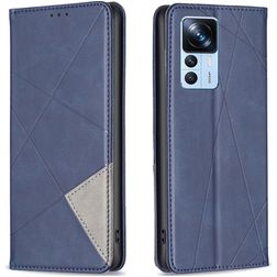Mobigear Rhombus Slim Xiaomi 12T Pro Klapphülle - Blau