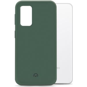 Mobilize Rubber Gelly Samsung Galaxy A32 5G Hülle Flexibles TPU Backcover - Matt Green