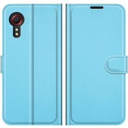 Mobigear Classic Samsung Galaxy Xcover 5 Hülle Klapphülle Geldbörse - Blau