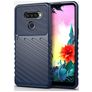 Mobigear Groove LG K50s Hülle Flexibles TPU Backcover - Blau