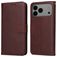 Mobigear Wallet iPhone 17 Pro Max Hülle Klapphülle Geldbörse - Braun