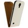 Mobilize Ultra Slim Flip Samsung Galaxy S4 Mini Hülle Flipcase - Weiß