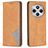 Mobigear Rhombus Slim Xiaomi Redmi 14C Klapphülle - Cognac