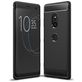 Mobigear Brushed Slim Sony Xperia XZ3 Hülle Flexibles TPU Backcover - Schwarz