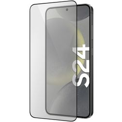 Mobiparts Regular Samsung Galaxy S24 Panzerglas Gehärtetes Glas Displayschutz - Hüllenfreundlich - Schwarz