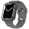 Mobigear Sport Armor Silikon Apple Watch Armband Drückerschließe - 42/41/40/38 mm - Grau