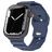 Mobigear Sport Armor Silikon Apple Watch Armband Drückerschließe - 49/46/45/44 mm - Blau