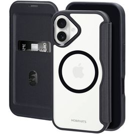 Mobiparts Shield Line iPhone 17 MagSafe Hülle Klapphülle - Schwarz