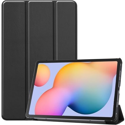 Mobigear Tri-Fold Samsung Galaxy Tab S6 Lite Klapphülle - Schwarz