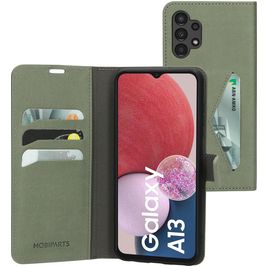 Mobiparts Classic Wallet Samsung Galaxy A13 4G Hülle Klapphülle Geldbörse - Stone Green