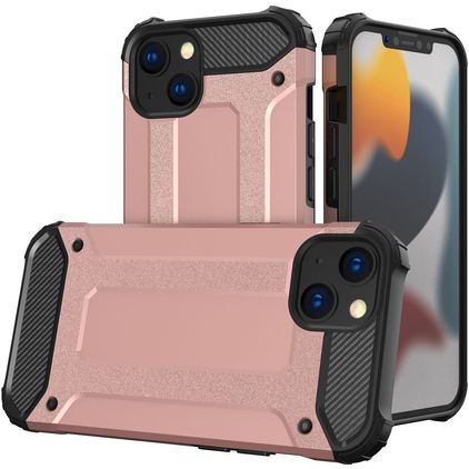 Mobigear Outdoor iPhone 16 Pro Hülle Hardcase Backcover Stoßfest - Roségold