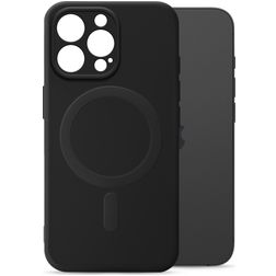 My Style Protective Flex iPhone 15 Pro MagSafe Hülle Flexibles TPU Backcover - Schwarz