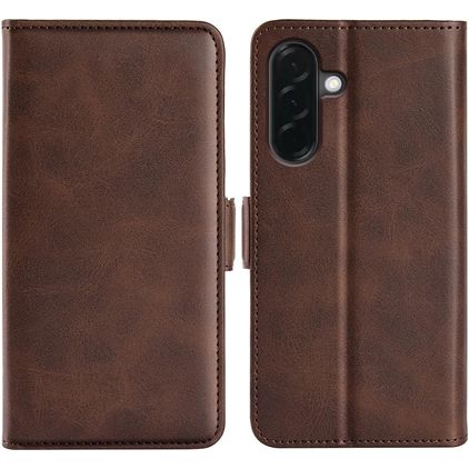 Mobigear Slim Magnet Samsung Galaxy A37 Klapphülle Portemonnaie - Braun