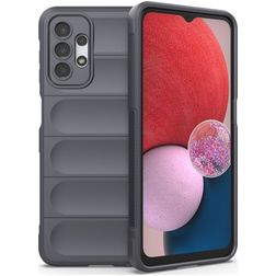Mobigear Bumpy Samsung Galaxy A13 4G Hülle Flexibles TPU Backcover - Charcoal