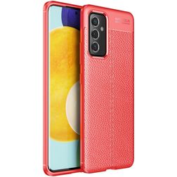 Mobigear Luxury Samsung Galaxy A82 5G Hülle Flexibles TPU Backcover - Rot