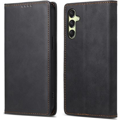 Mobigear Wallet Samsung Galaxy A17 Hülle Klapphülle Geldbörse - Schwarz