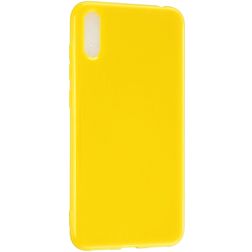 Mobigear Colors Huawei Y7 Pro (2019) Hülle Flexibles TPU Backcover - Gelb