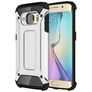 Mobigear Outdoor Samsung Galaxy S6 Edge Hülle Hardcase Backcover Stoßfest - Silber