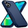 Mobigear Heavy Armor iPhone 16 Plus Hülle Hardcase Backcover Stoßfest - Blau