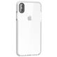 Mobigear Full Bumper iPhone XS Max Hülle Hardcase Backcover Stoßfest - Weiß / Transparent