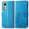 Mobigear Clover Xiaomi 12 Lite Hülle Klapphülle Geldbörse - Blau