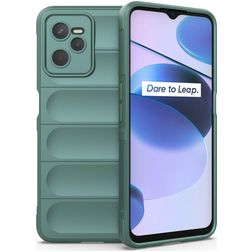 Mobigear Bumpy Realme C35 TPU (flexibel) Backcover - Grün