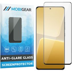 Mobigear Premium Xiaomi 13 Pro Panzerglas Displayschutz - Hüllenfreundlich - Schwarz