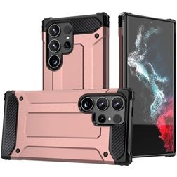 Mobigear Outdoor Samsung Galaxy S24 Ultra Hülle Hardcase Backcover Stoßfest - Roségold